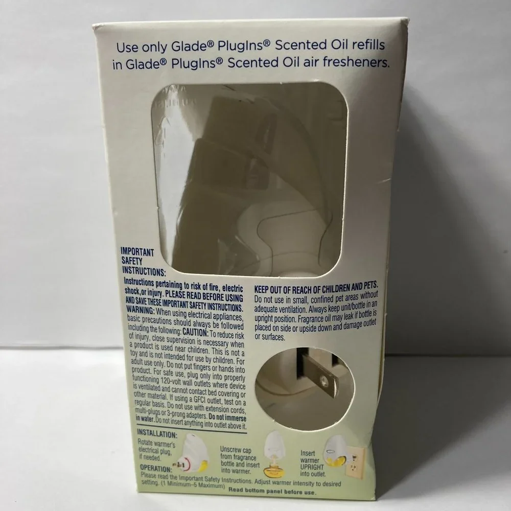 10 Glade PlugIns Scented Oil Warmer Plug In Air Freshener Dispenser NO R…